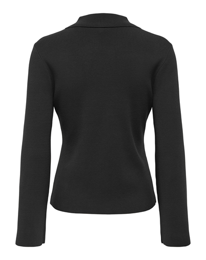  Only - ONLAndrea Zip Polo Cardigan - Black 